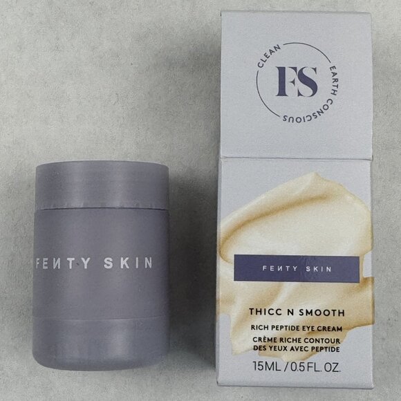 Fenty Skin Thicc N Smooth Rich Peptide Eye Cream Anti-Aging 15ml / 0.5 Fl Oz NEW - Picture 2 of 7